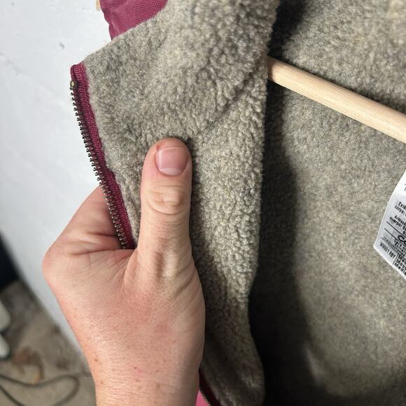 Vintage Carhartt Sherpa-Lined Vest “Ruby” WV001 RBY - Picture 8 of 8